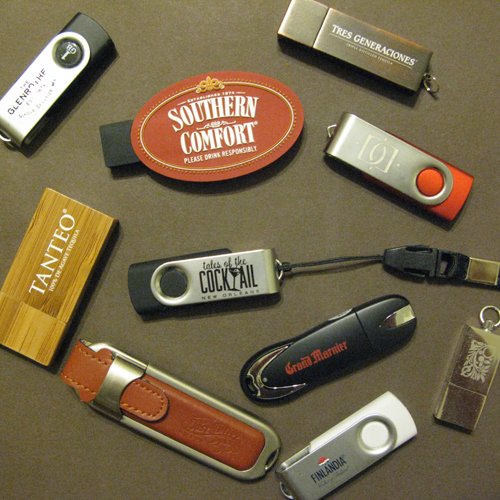 USB press kits for tanteo, grand marnier, southern comfort, beefeater 24, the glenrothers, cuervo 250
