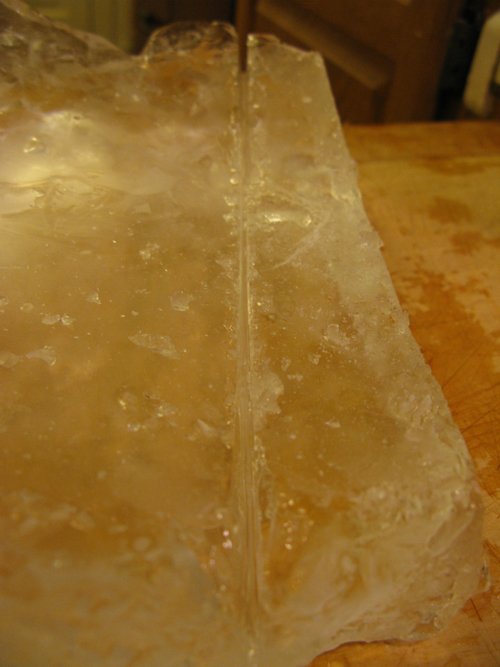 Scored ices