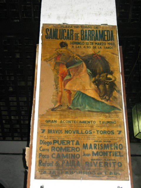 Bodega Hidalgo La Gitana bulfight poster2_tn
