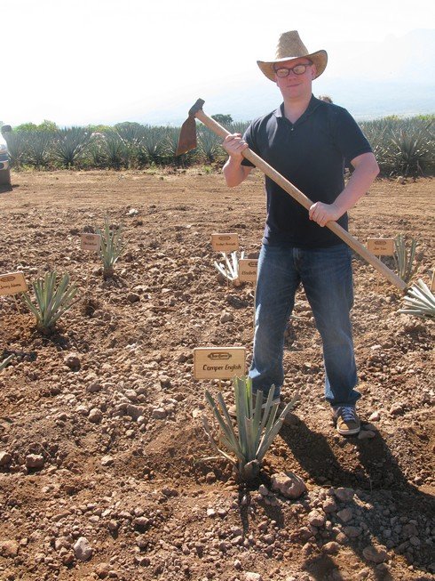 Camper english planting agave at tequila jose cuervo field4_tn