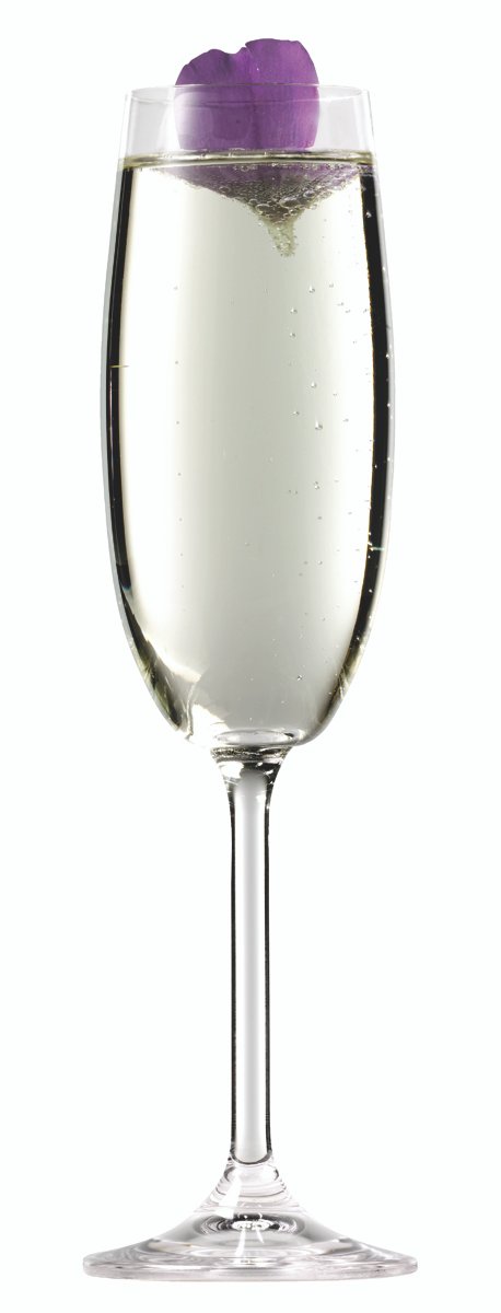 June & Champagne with garnishM