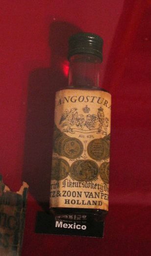 Old bitters bottle Angostura Distillery Museum_tn