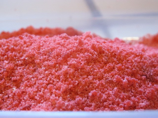 Pile of ground campari