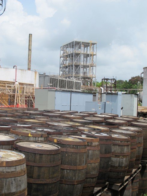 Outdoor barrels DonQ Serralles Distillery Tour_tn