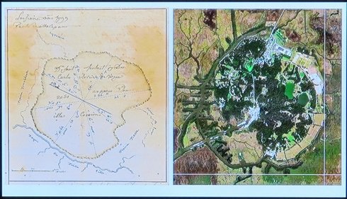 Old map of avery island_tn