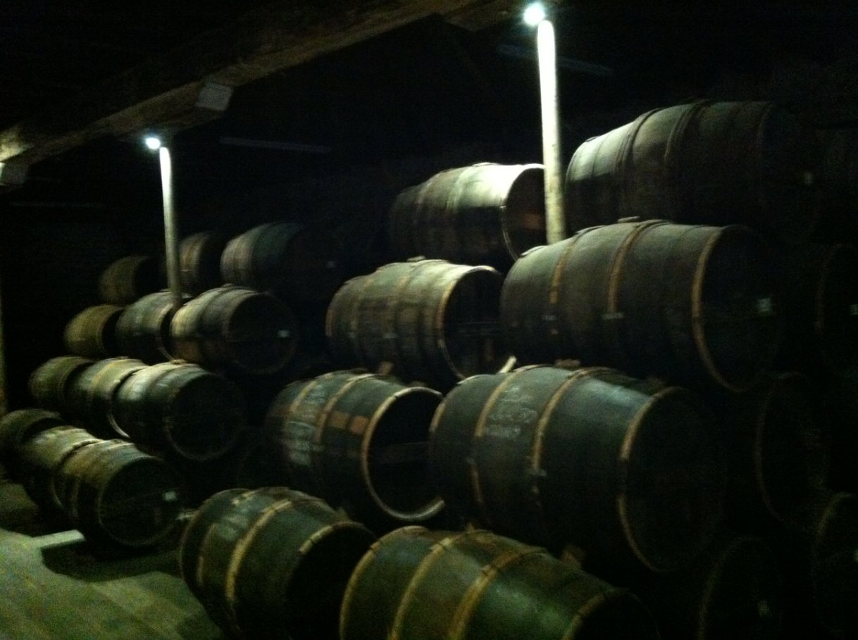 Chateau du Cognac barrels