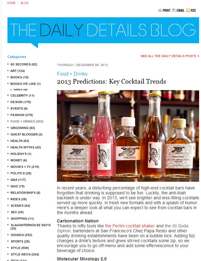 Details predictions 2013