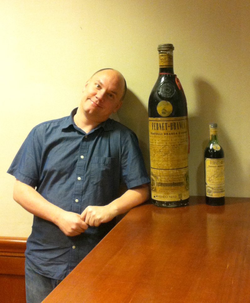 Camper at fernet distillery