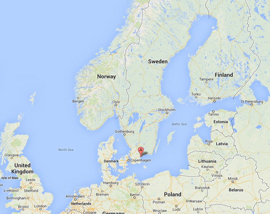 Ahus Map