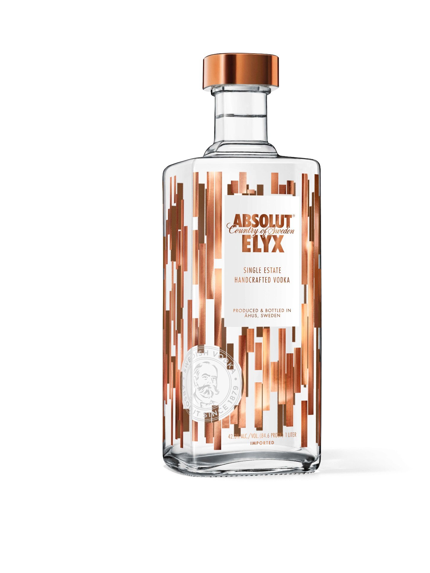 ABSOLUT ELYX 1L Bottle Shot lo