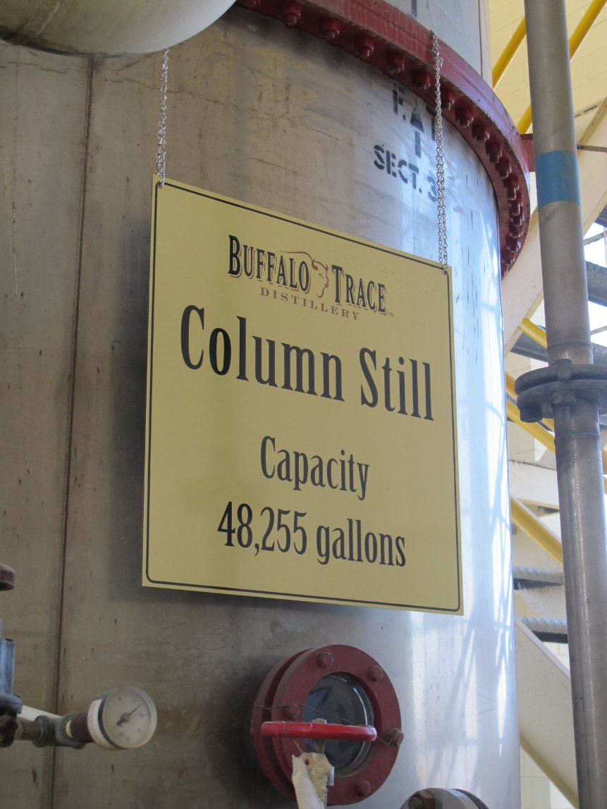 Buffalo Trace Distillery column still