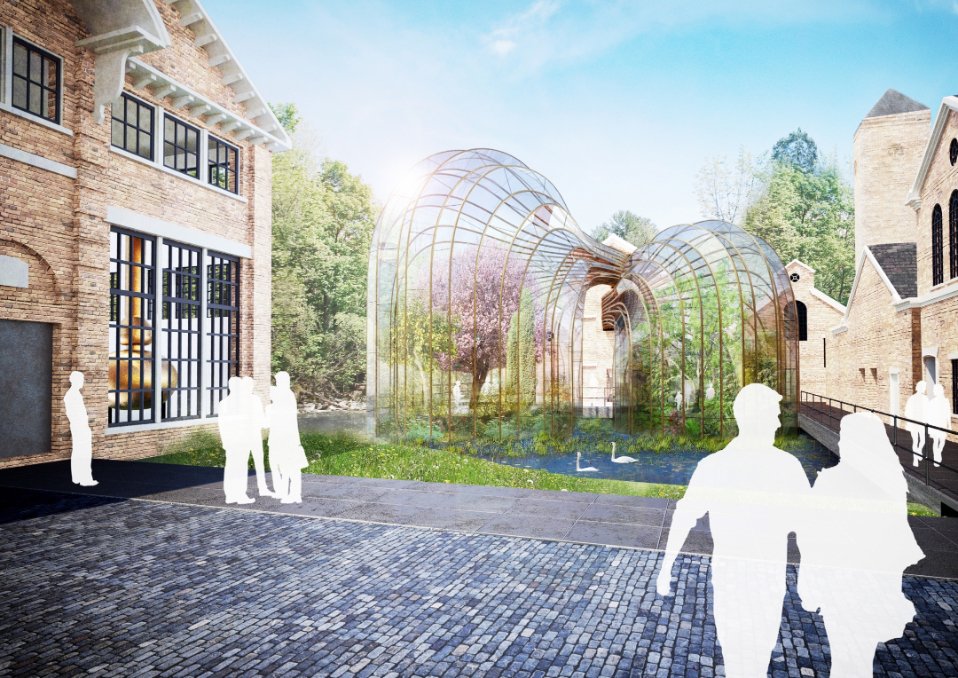 Bombay Sapphire Distillery. Visualisation 1 by Heatherwick Studio