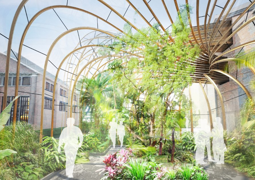 Bombay Sapphire Distillery. Visualisation 2 by Heatherwick Studio