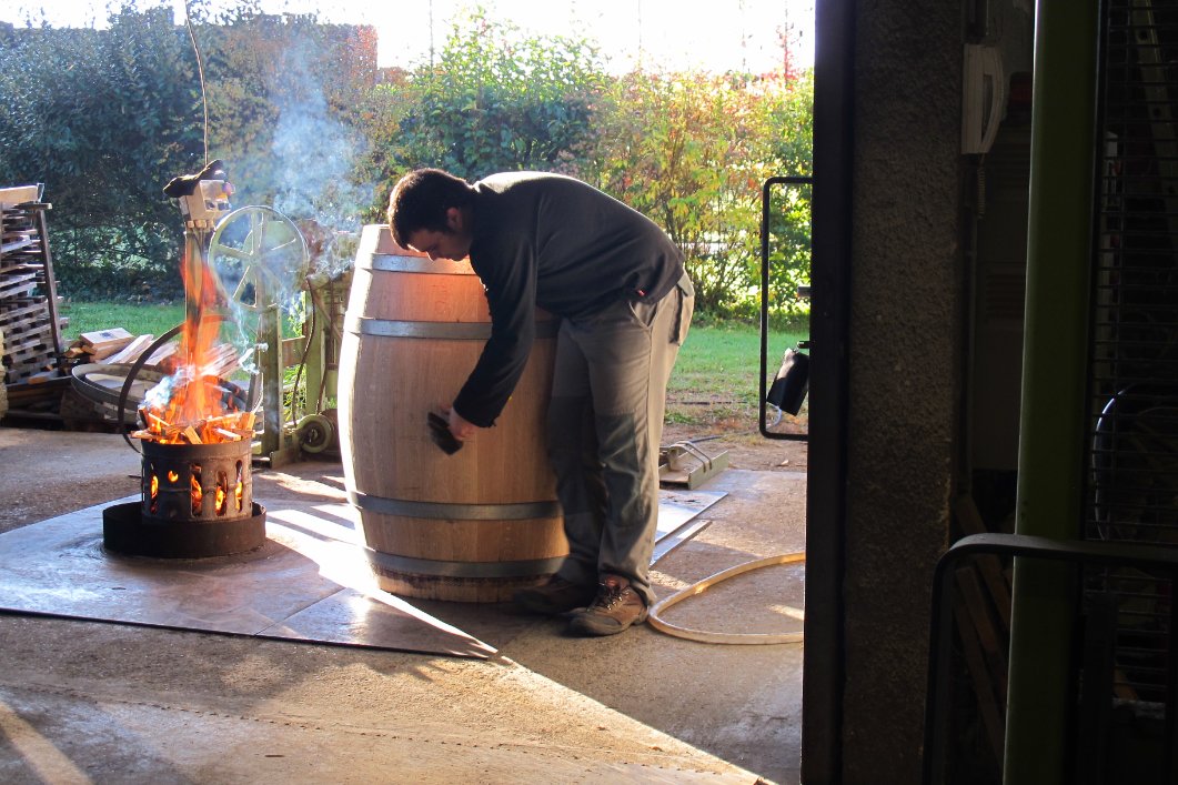 Barrel work 5 M Gilles Bartholomo Cooperage Armagnac
