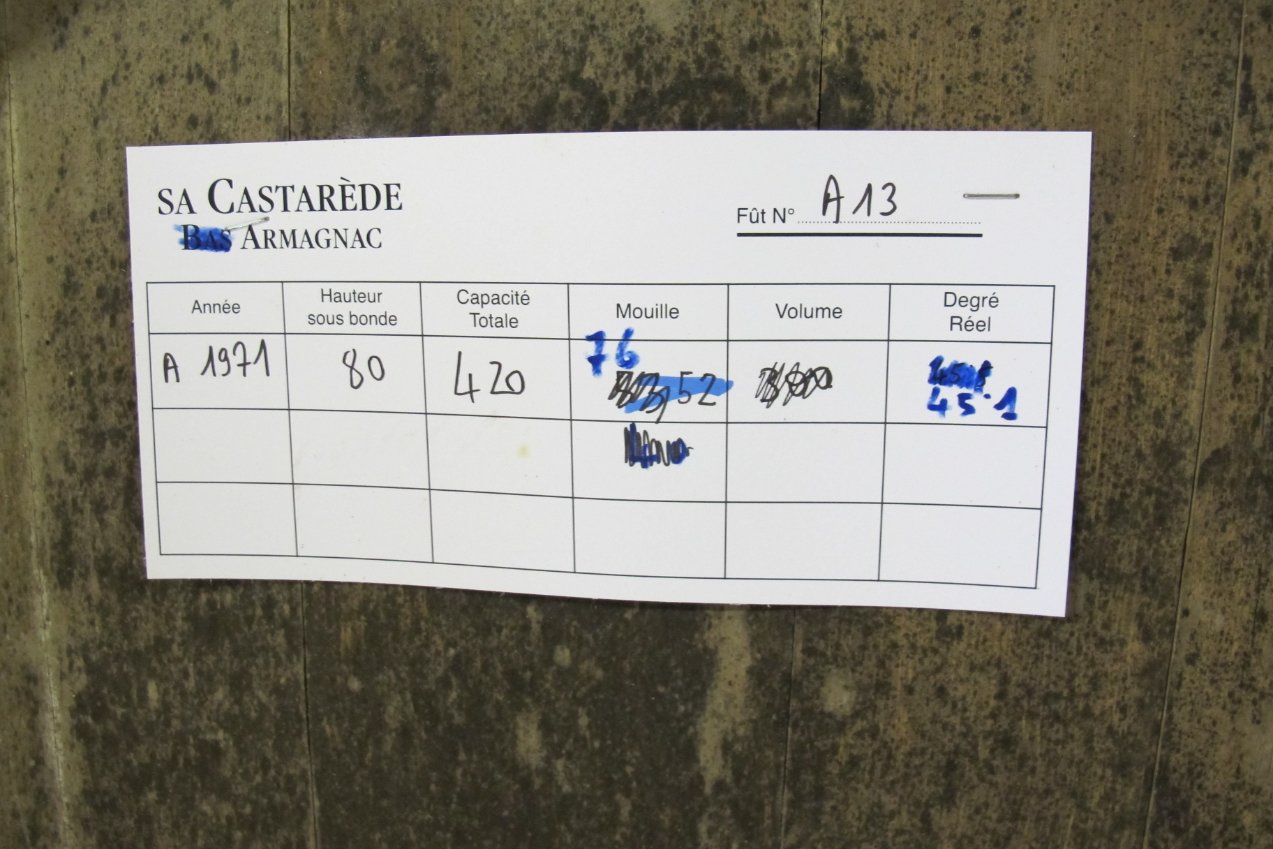 Cellar master at Chateau de Maniban Armagnac
