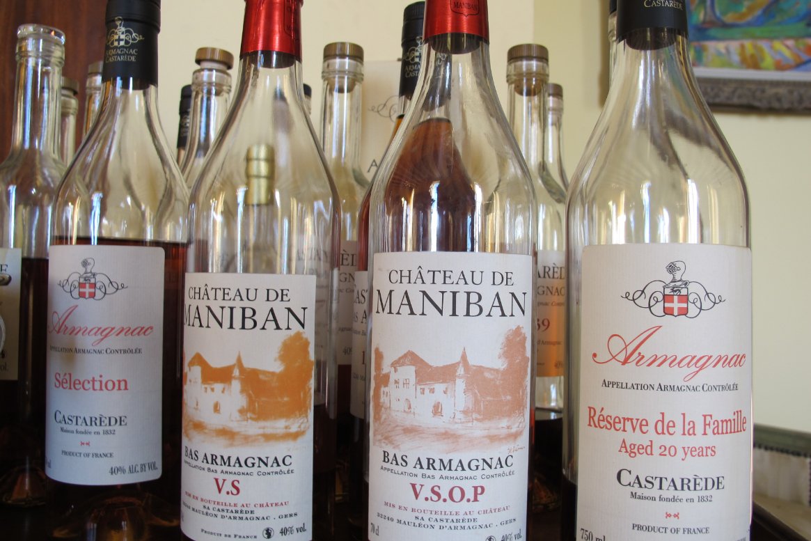 Vintages at Chateau de Maniban Armagnac