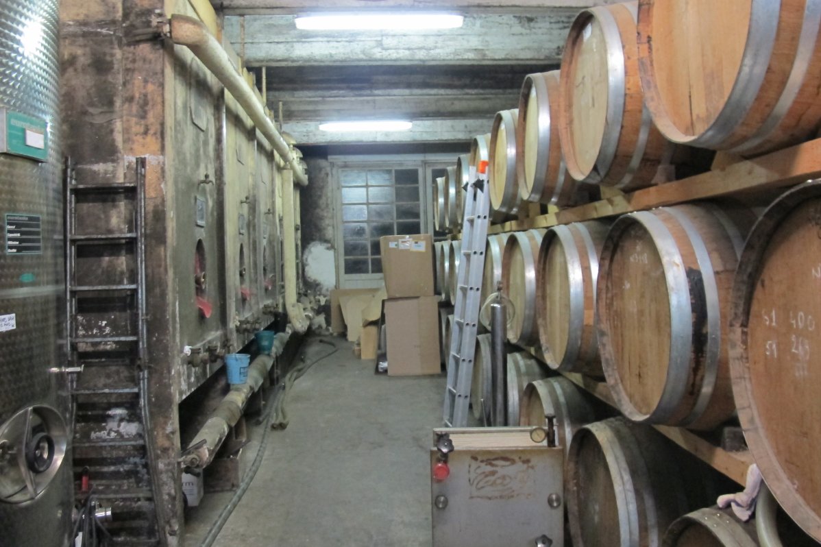 Downstairs warehouse Armagnac Delord