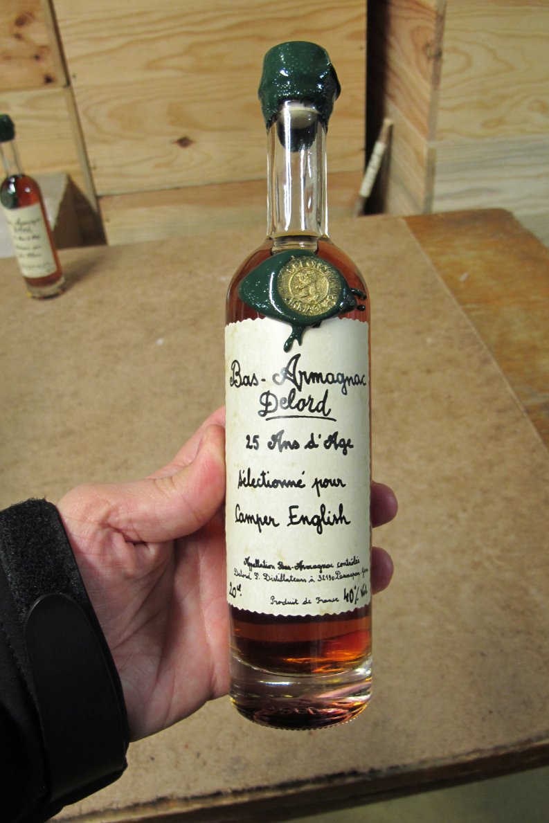 Self bottled Armagnac Delord