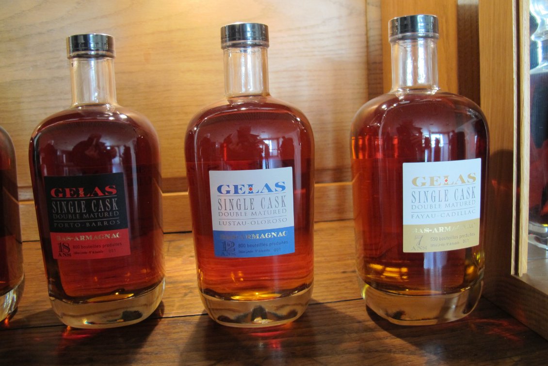 Double cask Armagnac Gelas