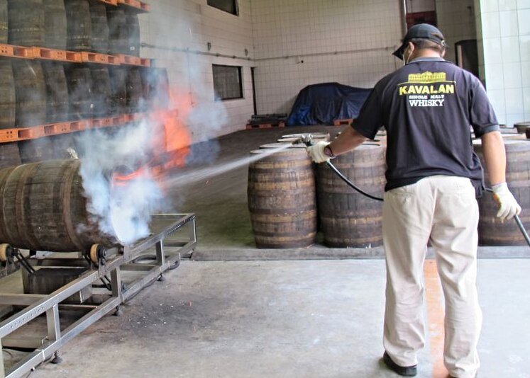 Kavalan Whisky Taiwan char barrel 6