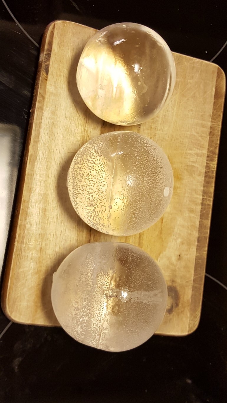 Boiled vs two unboiled