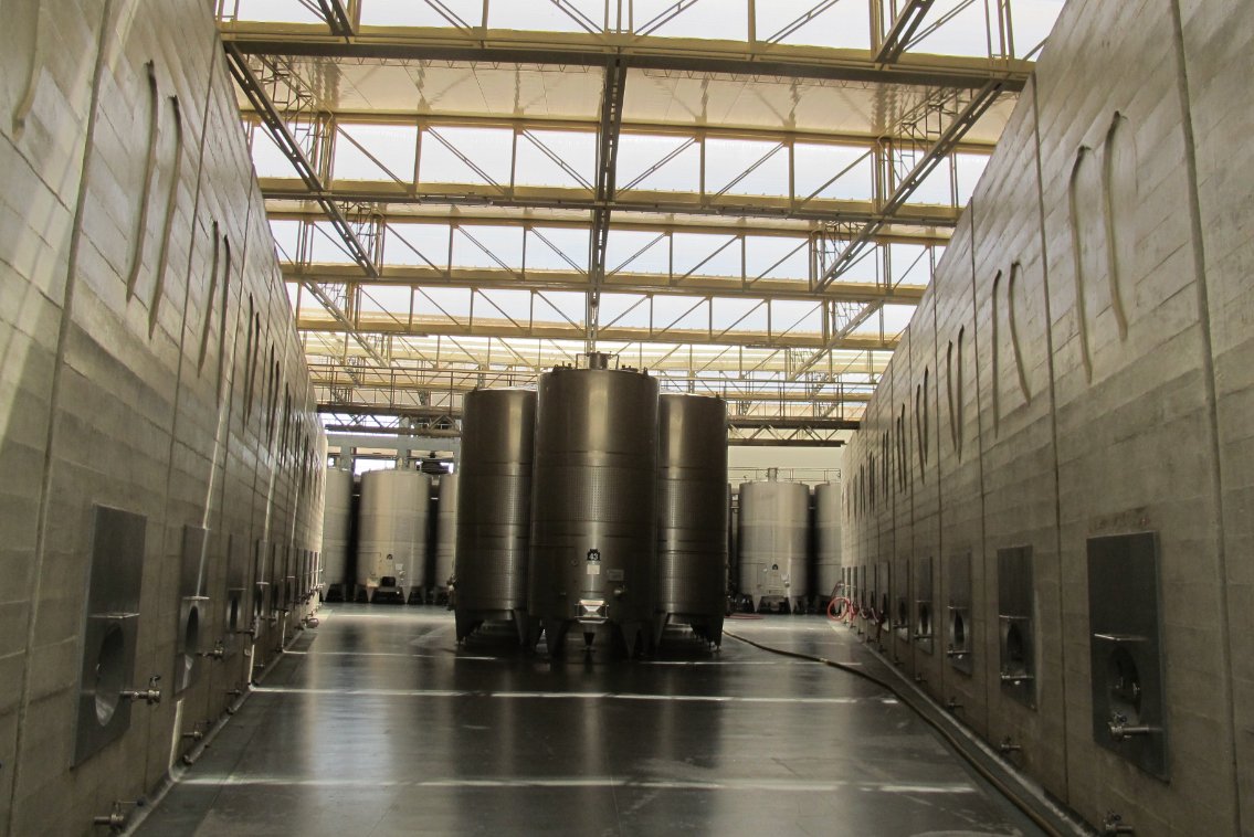 La Caravedo Distillery Pisco Porton Peru distillery tanks