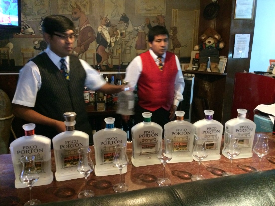 Key Club Lima Peru Pisco Porton Tasting