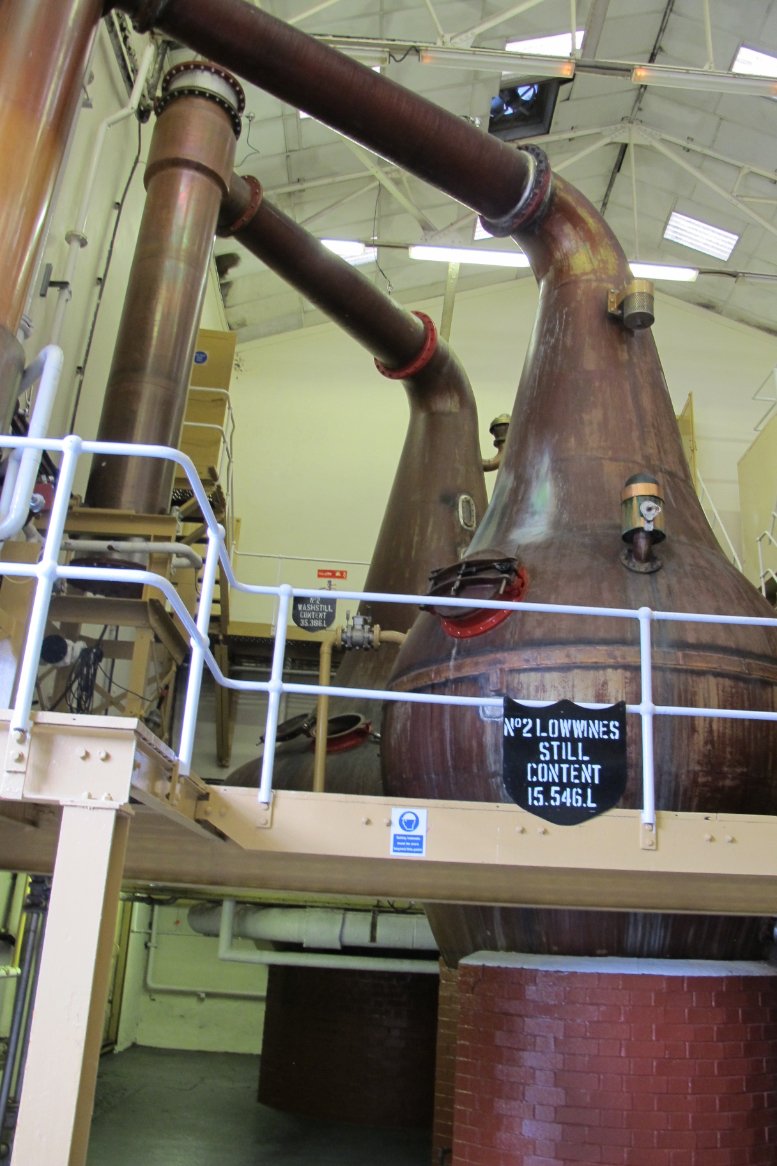 Bunnahabhain Distillery Islay Scotland stills 11