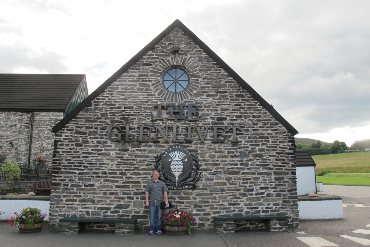 Glenlivet Distillery form Back