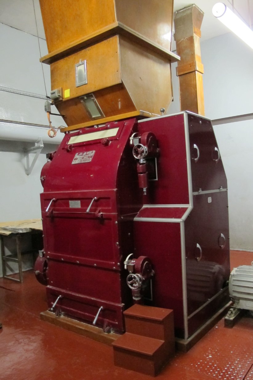 Bunnahabhain Distillery Islay Scotland malt mill