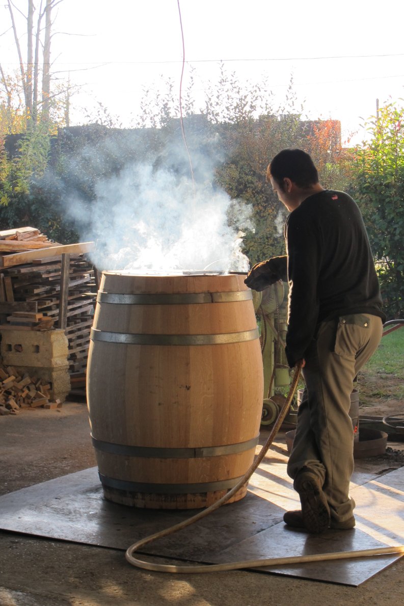 Barrel work 5 M Gilles Bartholomo Cooperage Armagnac