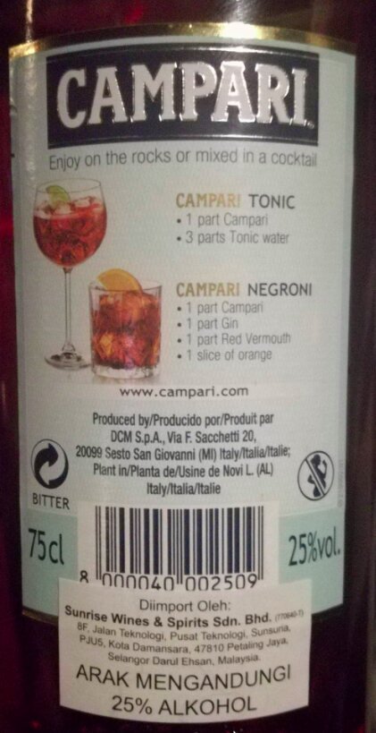 Malaysia campari