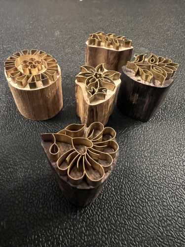 Patterned ice with clay pot stamps9