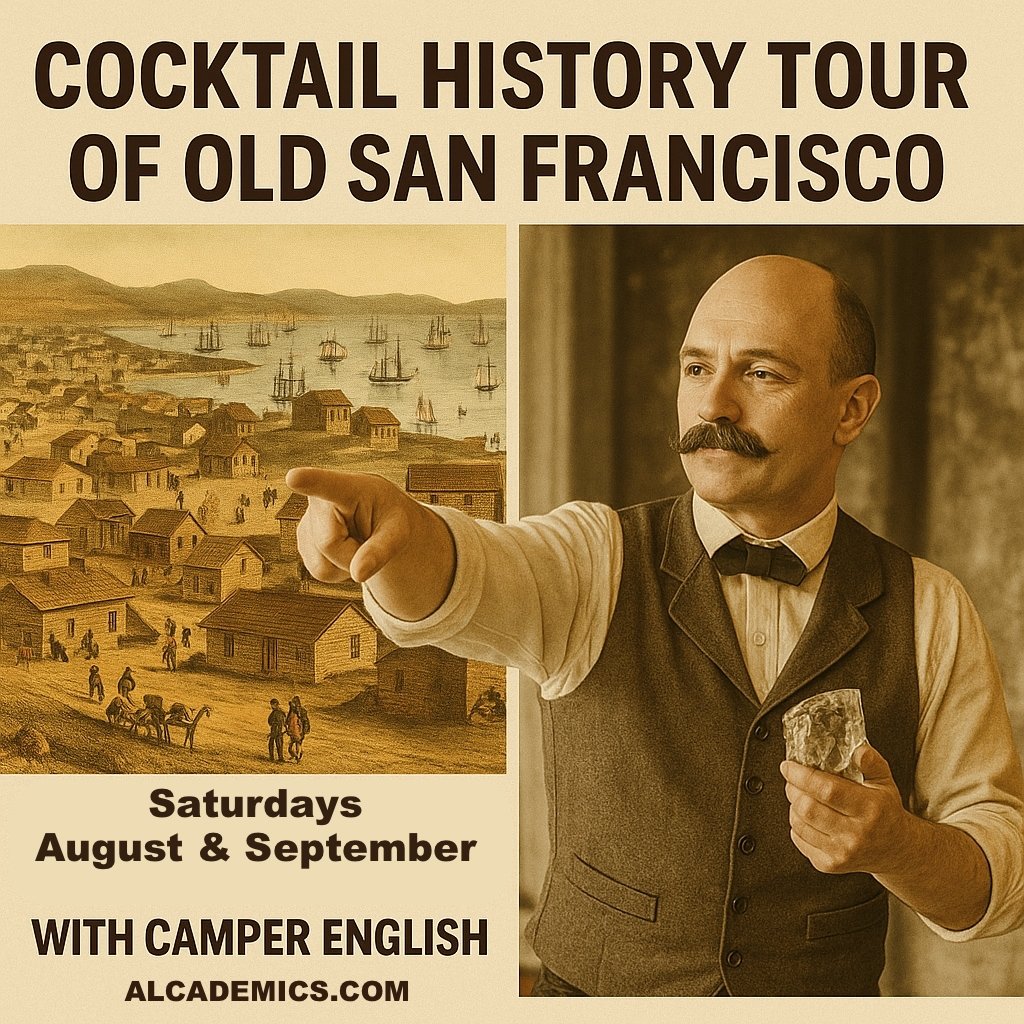 Cocktail History Tour SF Flyer aug sept