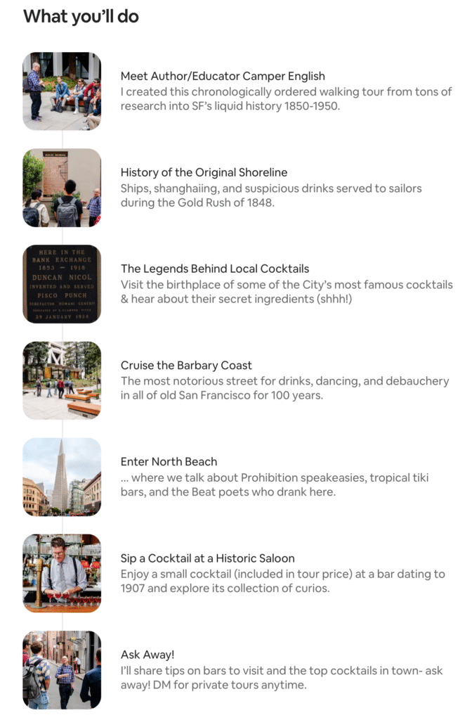 Tour Agenda Tour Agenda